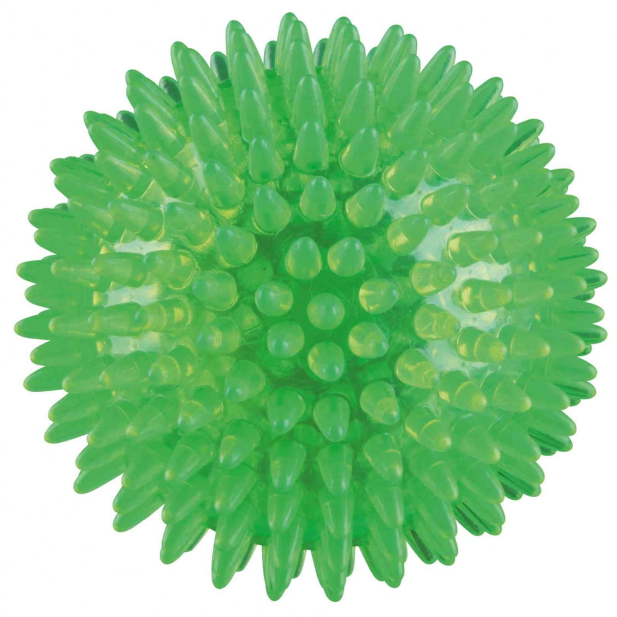 TRIXIE, jucărie minge arici plutitoare câini, cauciuc termoplastic, 8cm, multicolor - poza 1