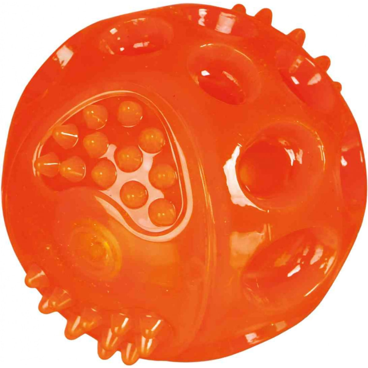 TRIXIE, jucărie minge câini, cauciuc termoplastic, 5,5cm, multicolor - poza 2