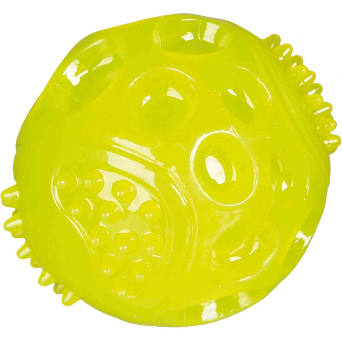 TRIXIE, jucărie minge câini, cauciuc termoplastic, 7cm, multicolor - poza 2