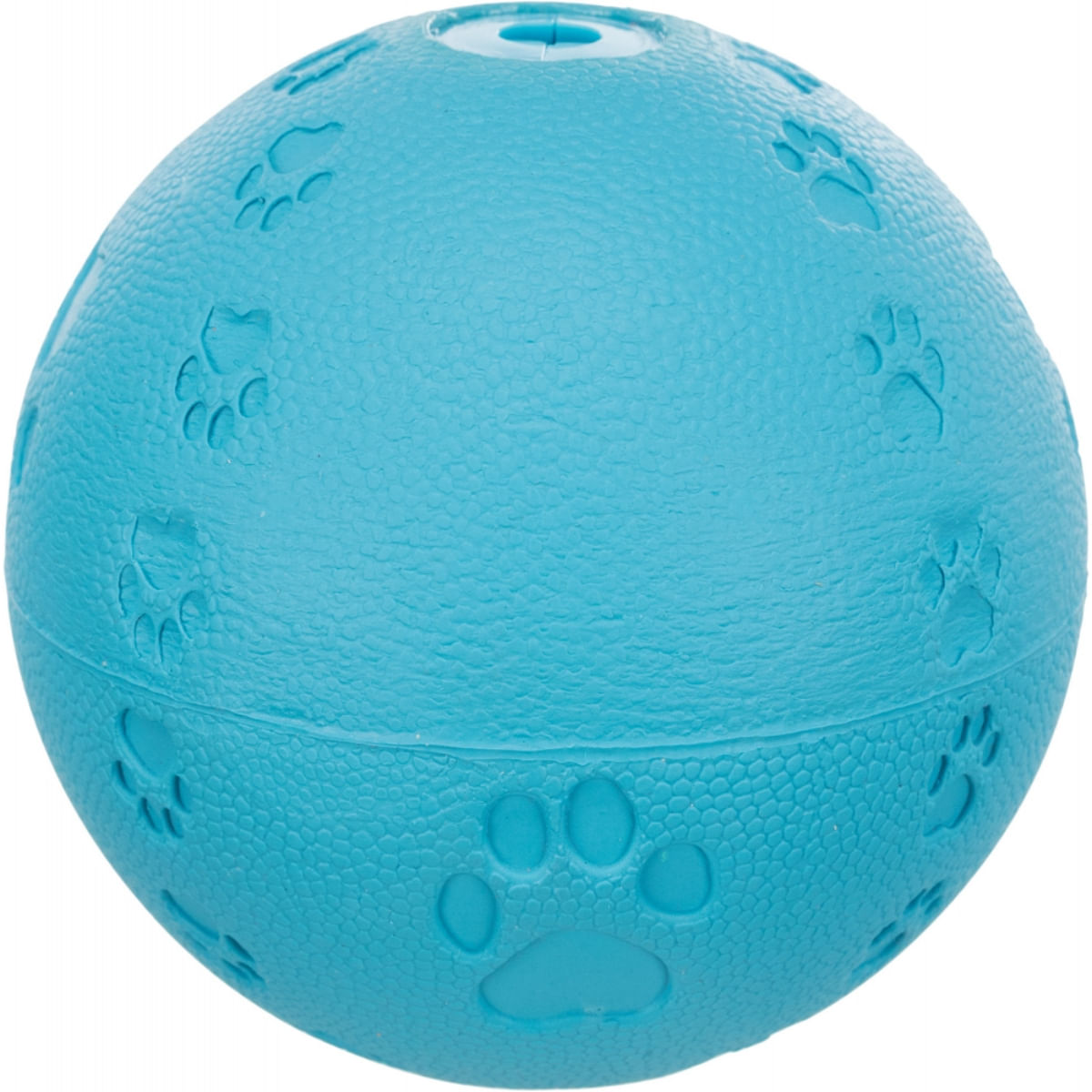 Trixie, jucărie minge câini, cu sunet, cauciuc natural Trixie, jucărie mingie câini, cu sunet, cauciuc natural, 9cm, multicolor - poza 1