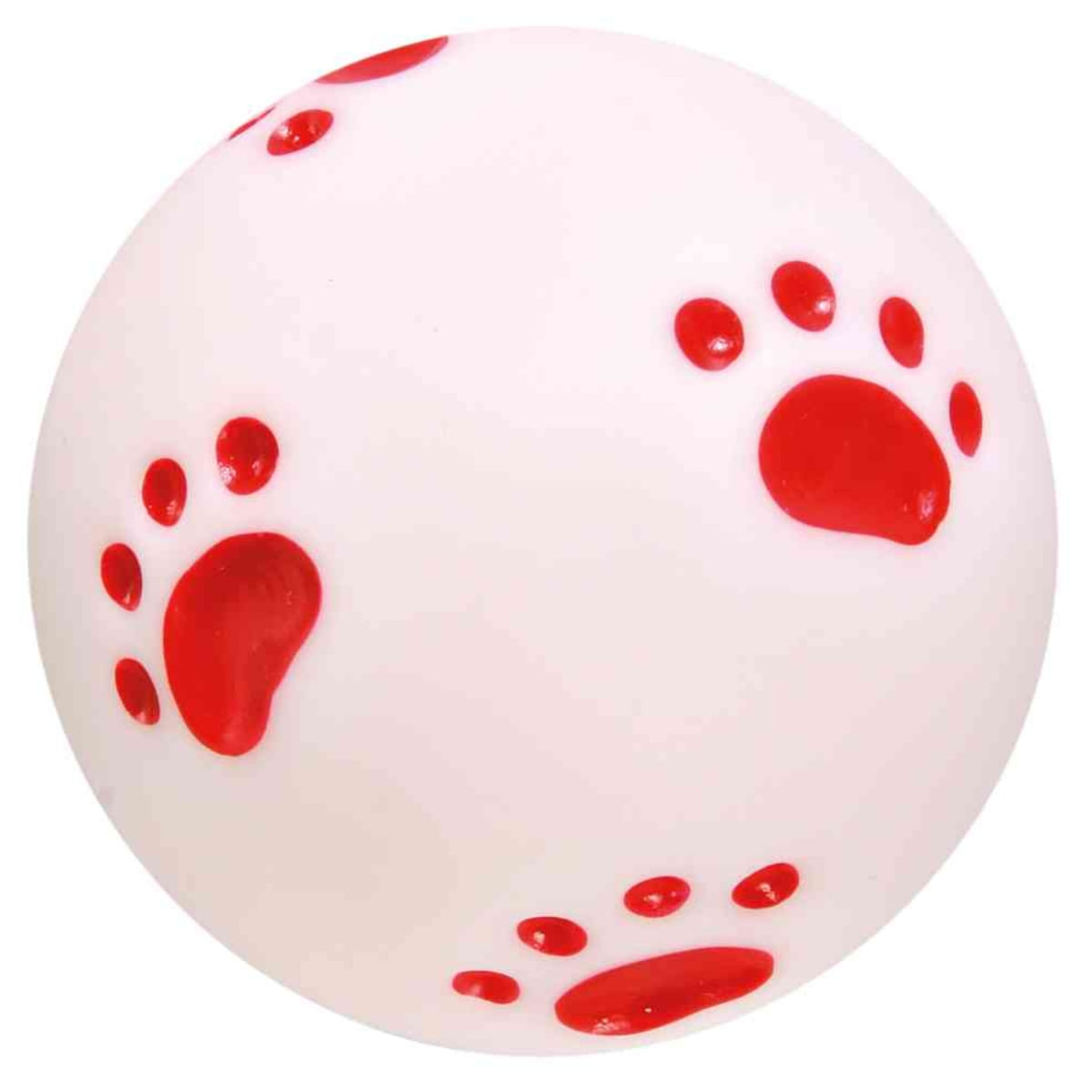 Trixie, jucărie minge cu labute câini, cu sunet, Vinil, 10cm, multicolor - poza 1