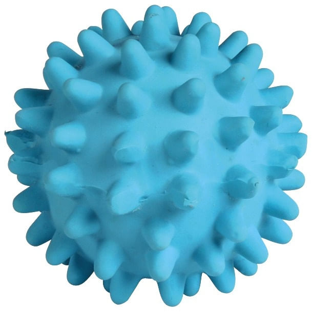 Trixie, jucărie minge cu țepi câini, cu sunet, latex, 7cm, multicolor - poza 5