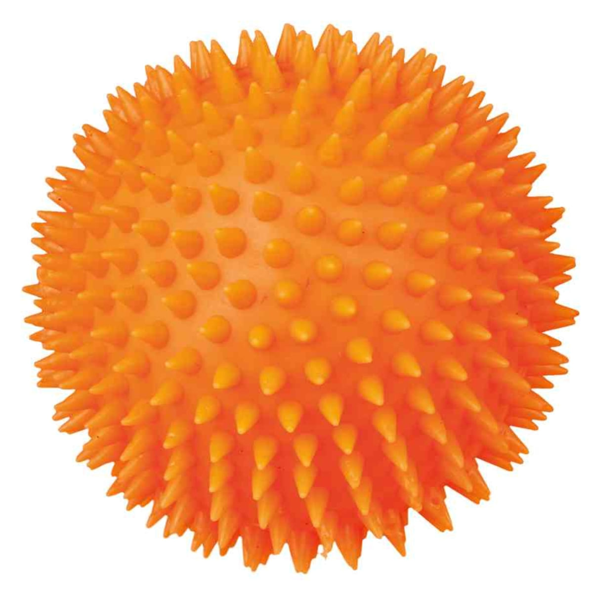 TRIXIE, jucărie minge cu țepi câini, cu sunet, vinil TRIXIE, jucărie minge cu țepi câini, vinil, 10cm, multicolor - poza 1