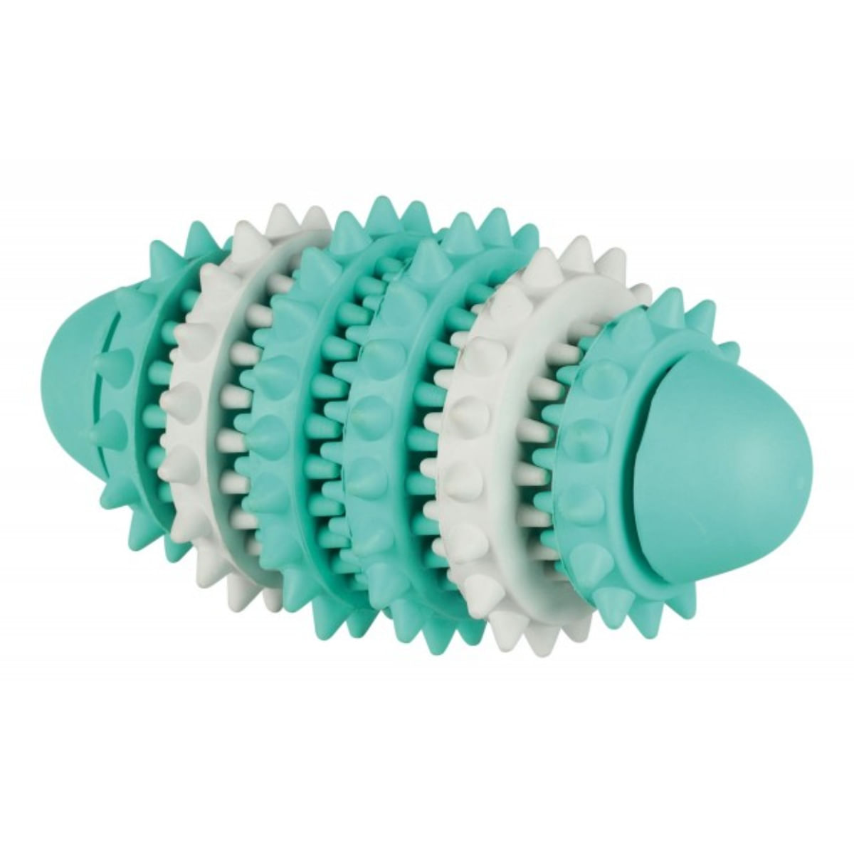TRIXIE, jucărie minge de rugby cu țepi câini, cauciuc, 15cm, multicolor - poza 1