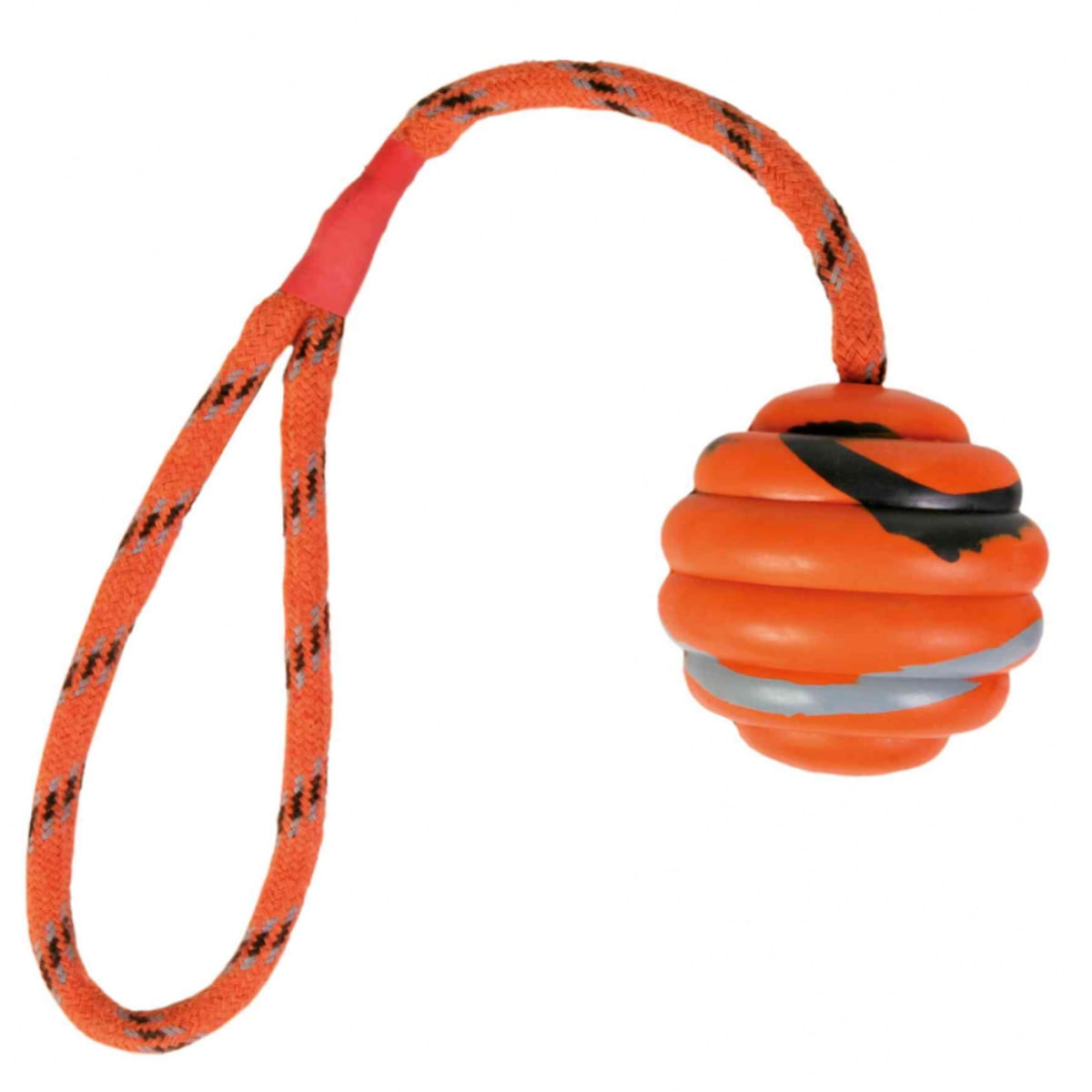 Trixie, jucărie minge ondulata cauciuc caini, 6cm, multicolor - poza 1