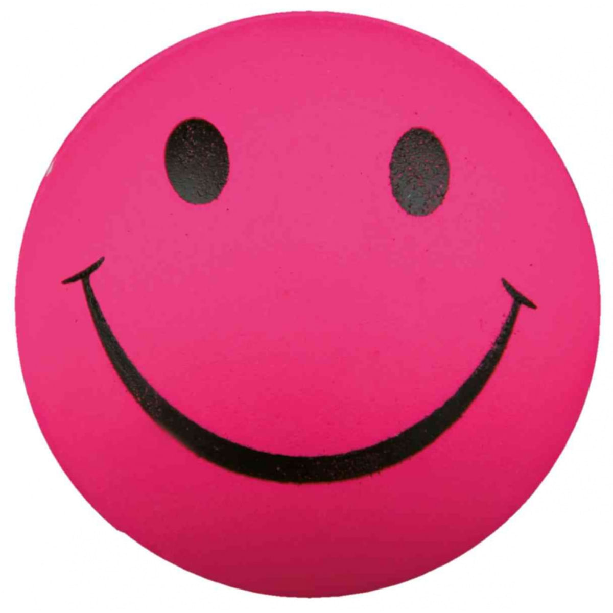 Trixie, jucărie minge smiley câini, cauciuc, 6cm, roz - poza 1