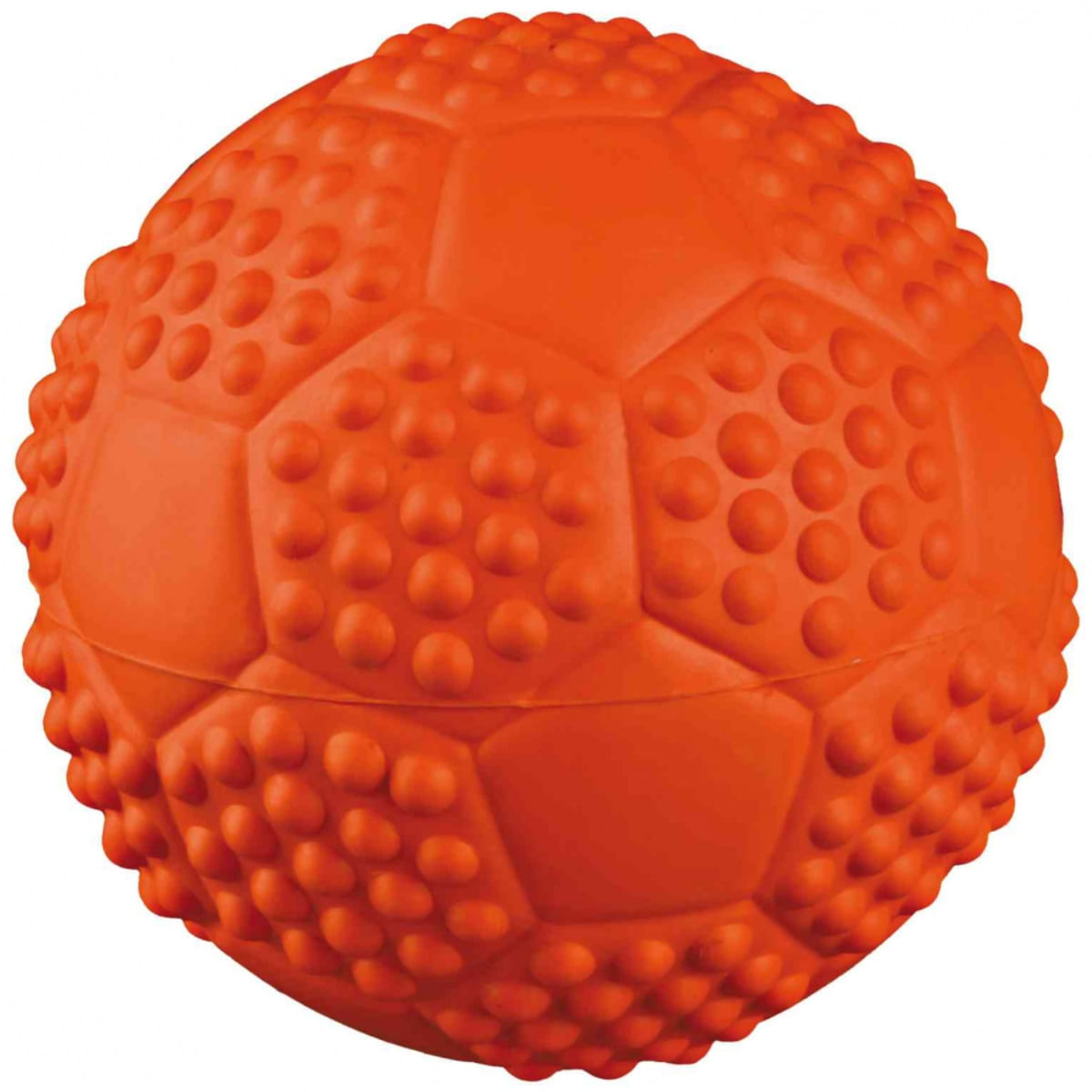 Trixie, jucărie minge sport câini, cu sunet, cauciuc natural Trixie, jucărie mingie sport câini, cu sunet, cauciuc natural, 5.5cm, multicolor - poza 1