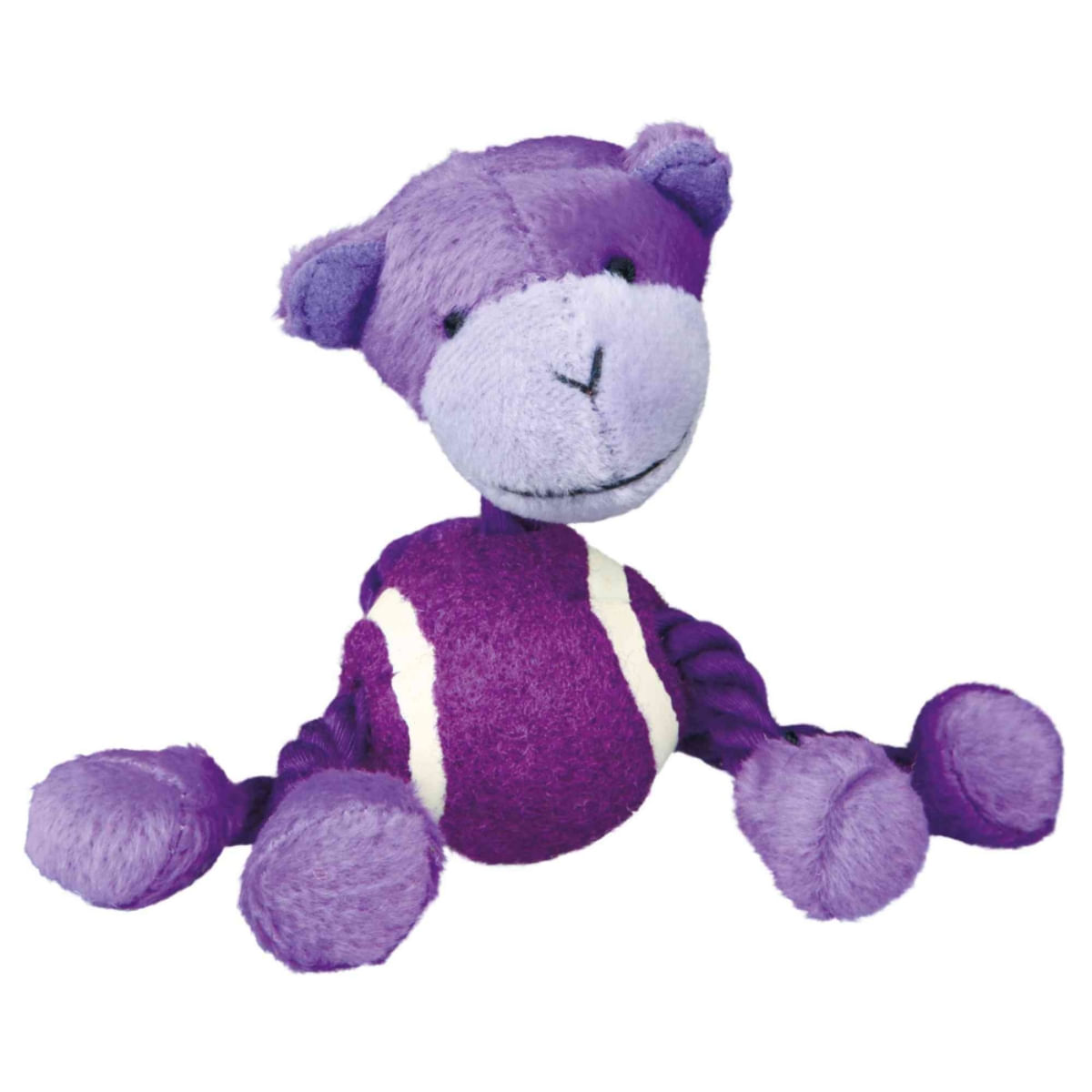 Trixie, jucărie minge tenis câini, cu sunet, pluș, 16cm, multicolor - poza 1