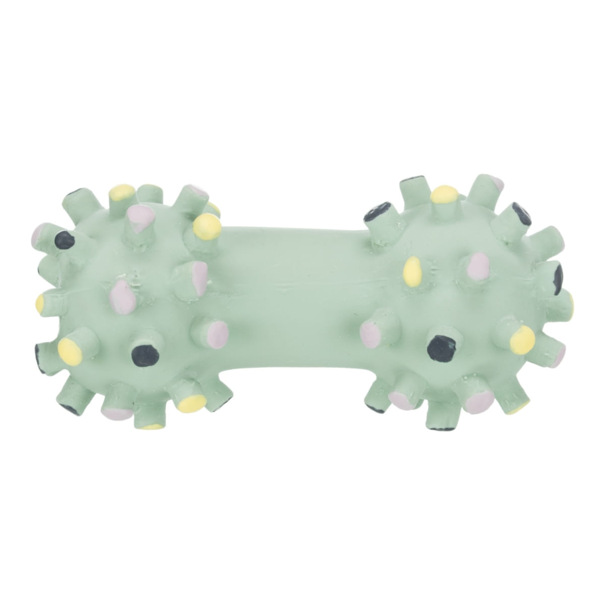 Trixie, jucărie mini-ganteră câini juniori, latex, 10cm, multicolor - poza 1