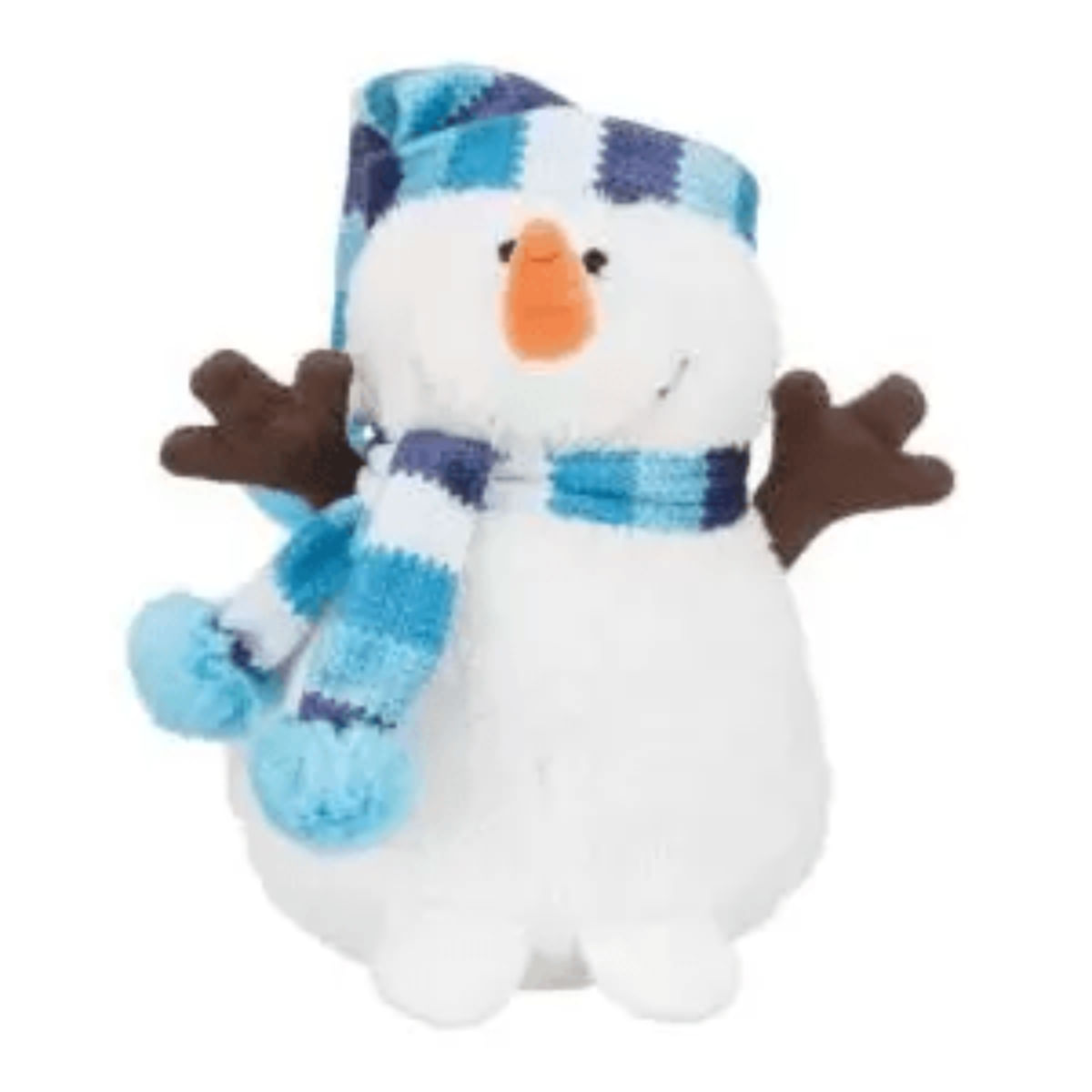 Trixie, jucărie om de zăpadă câini, cu sunet, pluș, 17cm, multicolor - poza 1