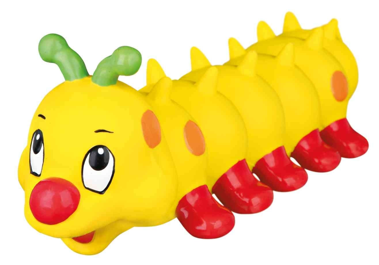 Trixie, jucărie omidă câini, cu sunet, latex, 26cm, multicolor - poza 2