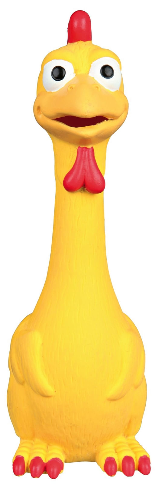 Trixie, jucărie pasăre câini, cu sunet original, latex, 20cm, multicolor - poza 4