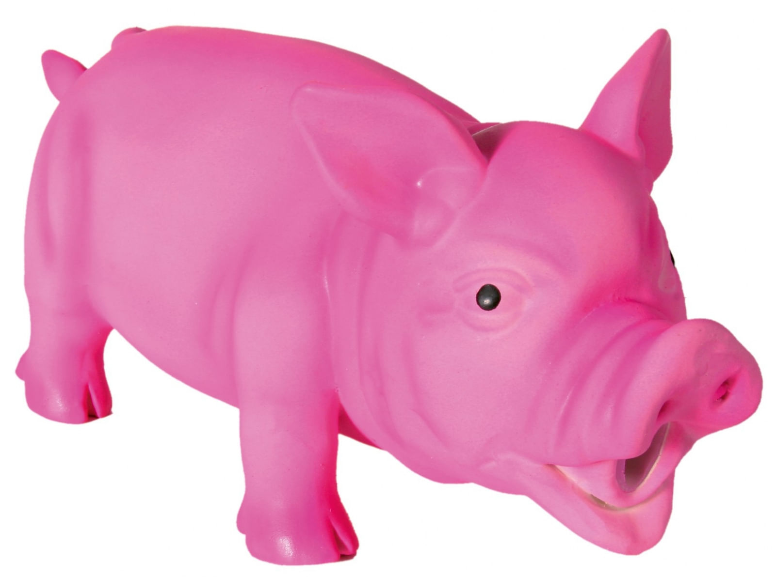 Trixie, jucărie porc câini, cu sunet original, latex, 21cm, multicolor - poza 2