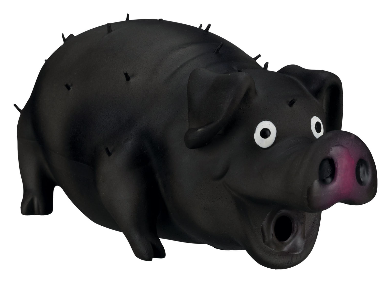 Trixie, jucărie porc cu țepi câini, cu sunet original, latex, 21cm, multicolor - poza 4
