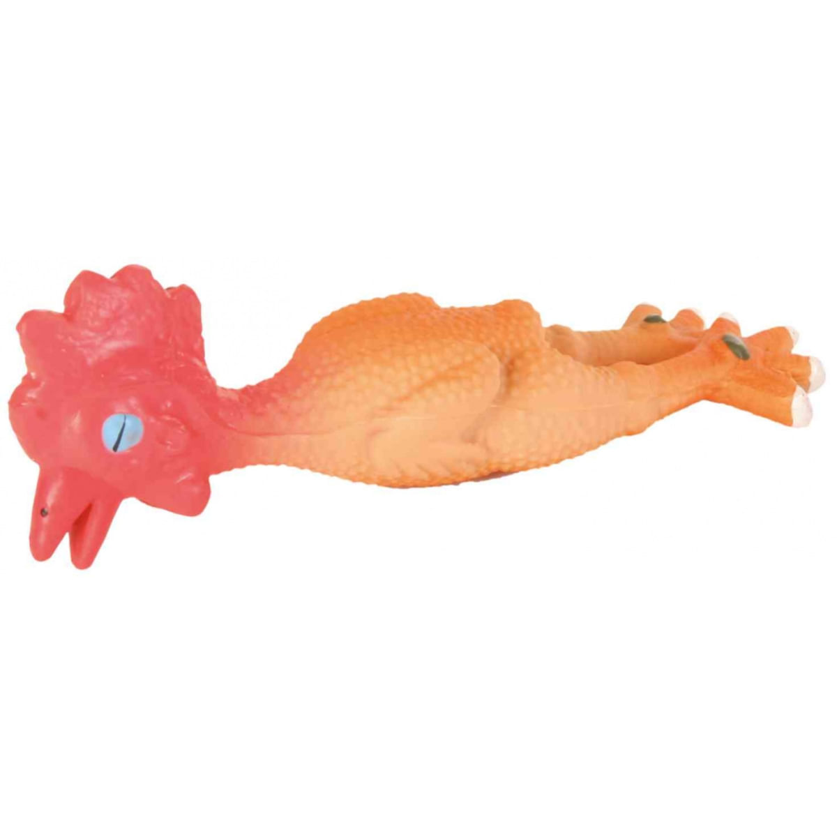Trixie, jucărie pui câini, cu sunet, latex, 15cm, multicolor - poza 2