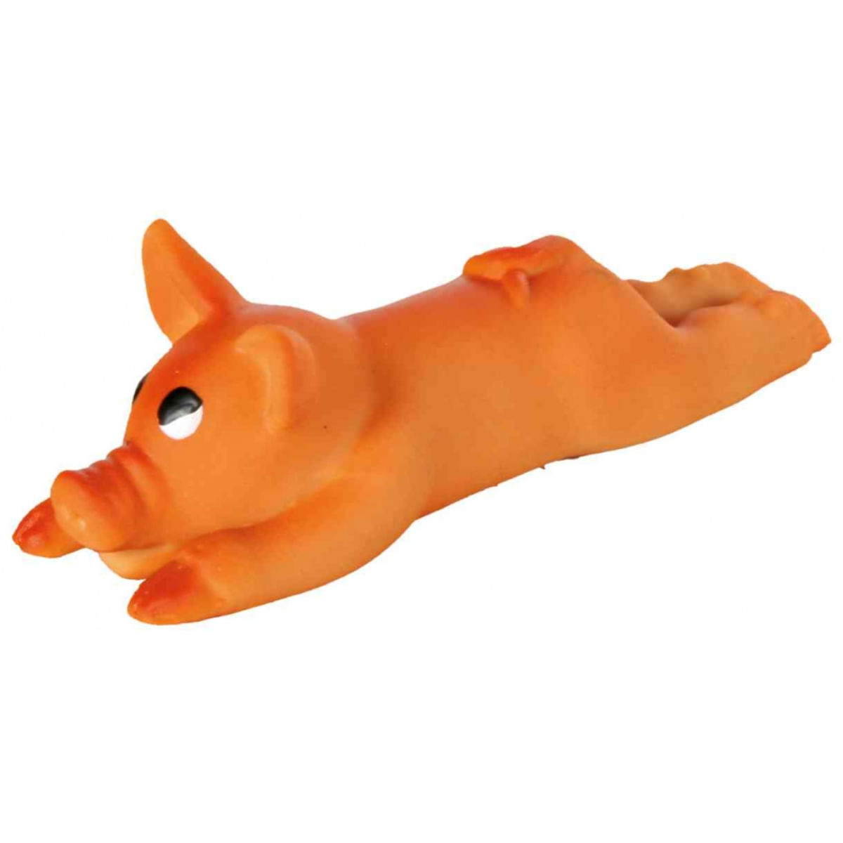 Trixie, jucărie purcel câini, cu sunet, latex, 13cm, multicolor - poza 2