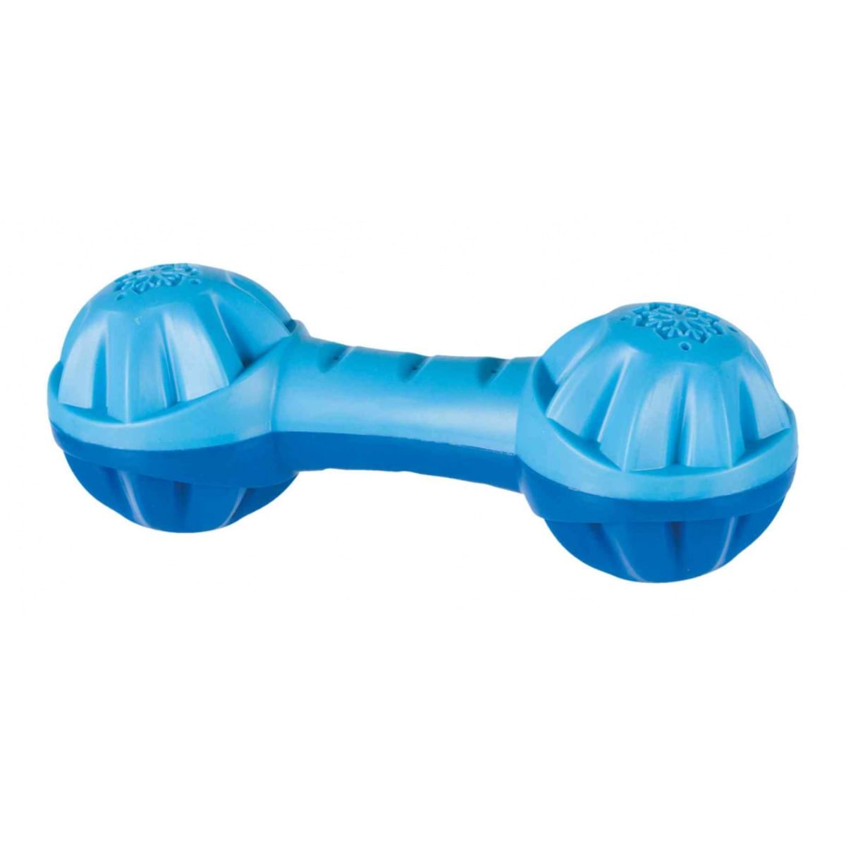 Trixie, jucărie răcoritoare dumbbell os câini, cauciuc, 18cm, multicolor - poza 2