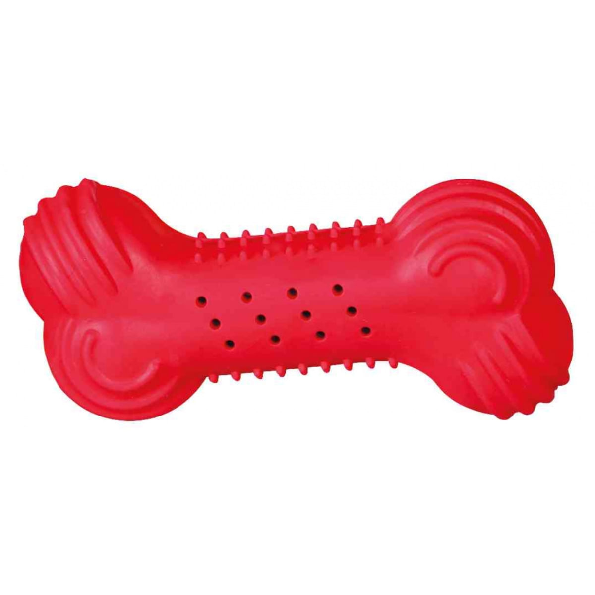TRIXIE, jucărie răcoritoare os câini, cauciuc, 11cm, multicolor - poza 2