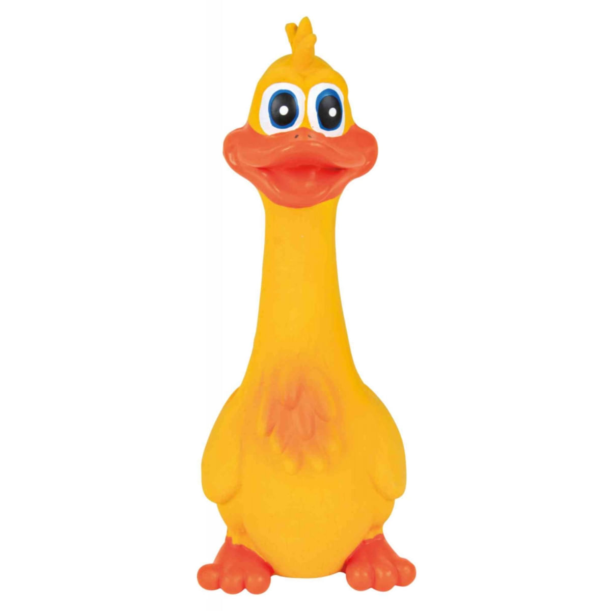 Trixie, jucărie rață câini, cu sunet original, latex, 18-20cm, multicolor - poza 2
