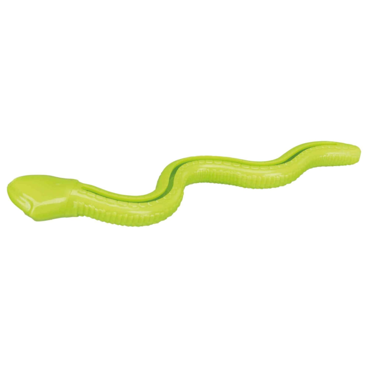 Trixie, jucărie șarpe recompensă câini, cu sunet, cauciuc termoplastic, 42cm, verde - poza 2
