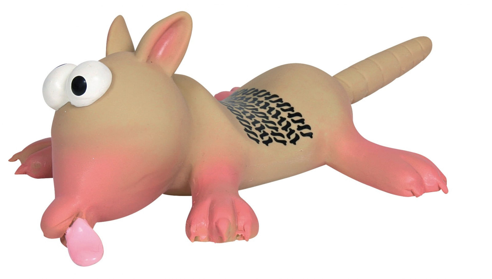 Trixie, jucărie șobolan câini, cu sunet, latex, 22cm, multicolor - poza 3
