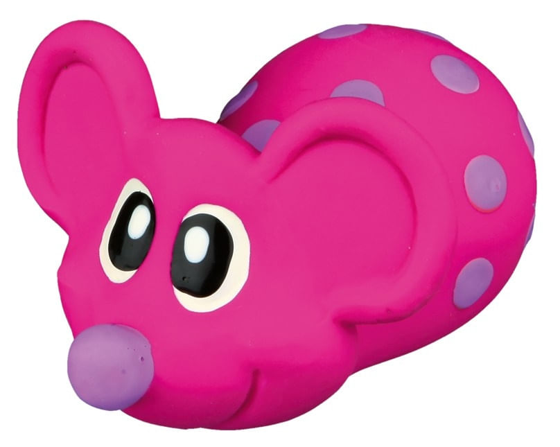 Trixie, jucărie șoricel câini, cu sunet, latex, 8cm, multicolor - poza 2