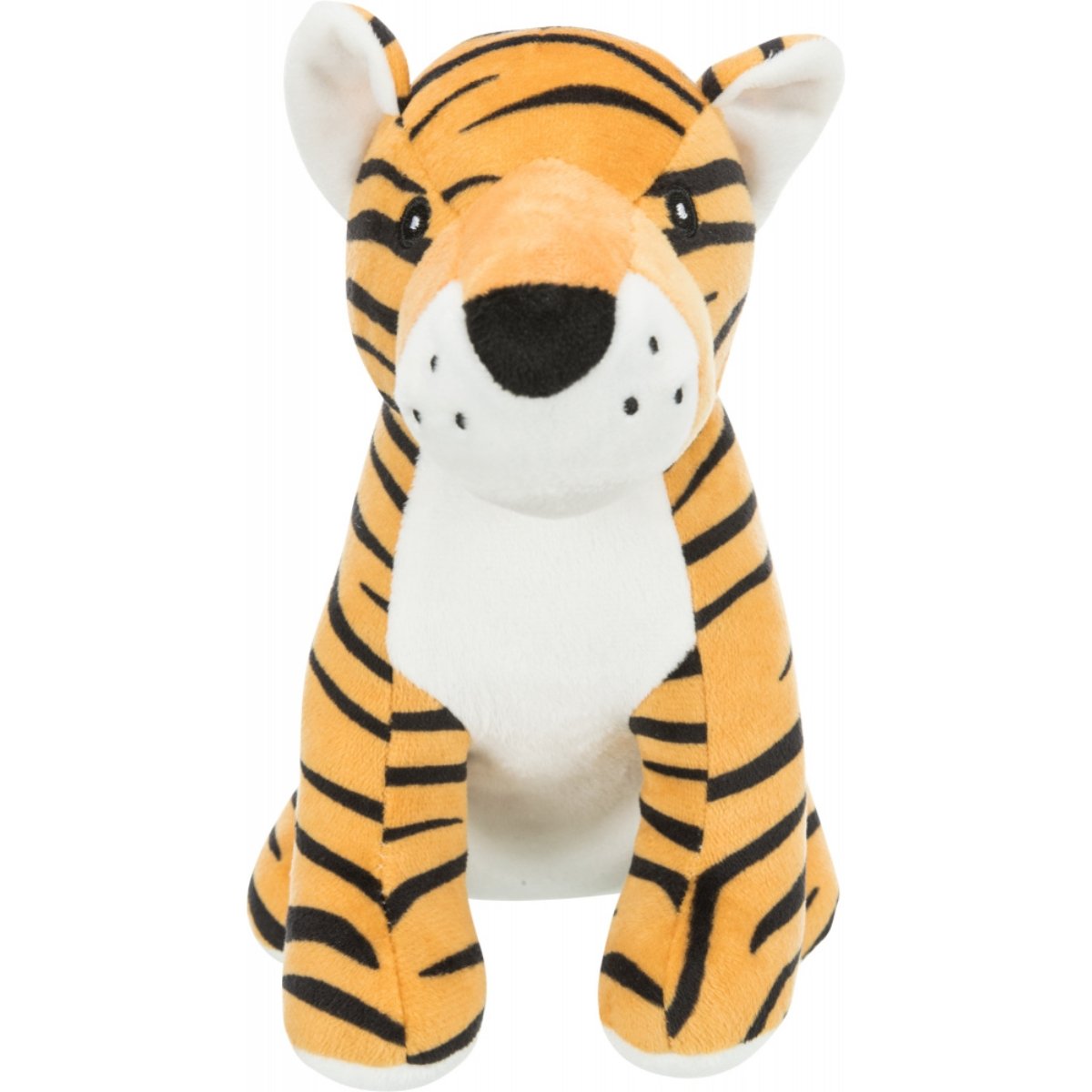 Trixie, jucărie tigru câini, cu sunet, pluș, 21cm, multicolor - poza 1