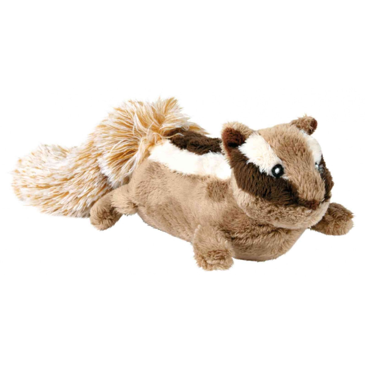 Trixie, jucărie veverița câini, cu sunet, pluș, 28cm, multicolor - poza 2