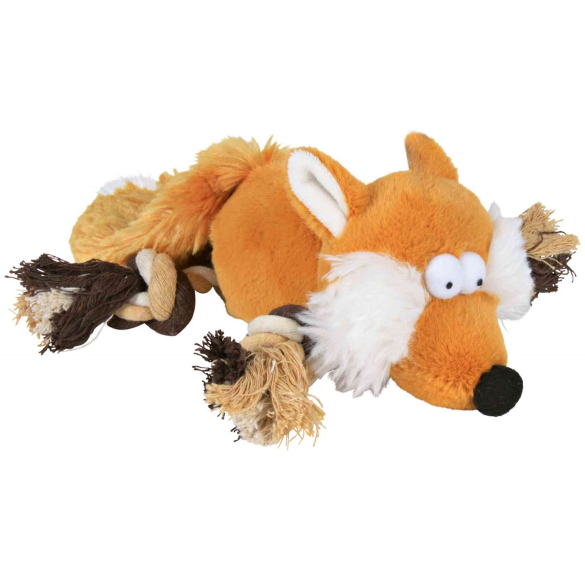 Trixie, jucărie vulpe câini, cu sunet, pluș, 34cm, multicolor - poza 2