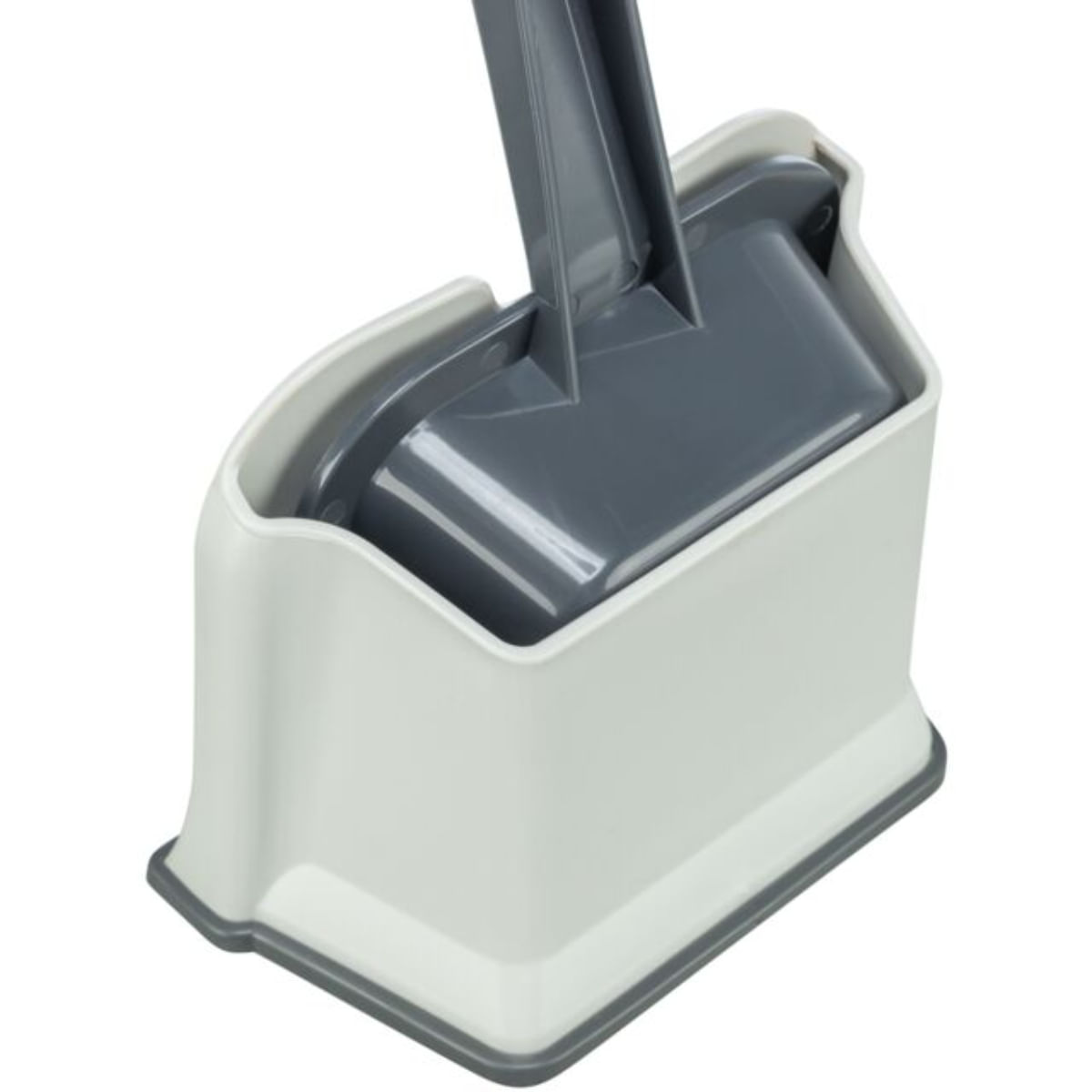 TRIXIE Litter Scoop with Stand, lopățică litieră pisici, alb și gri, L, 1buc - poza 4