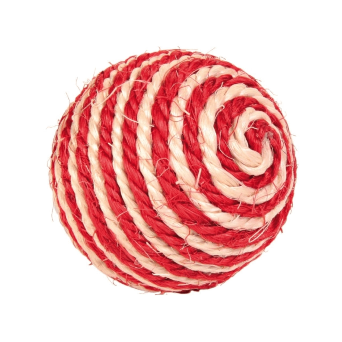 Trixie, minge cu catnip, jucărie, pisici, sisal, cu sunet, multicolor, 6 cm - poza 2