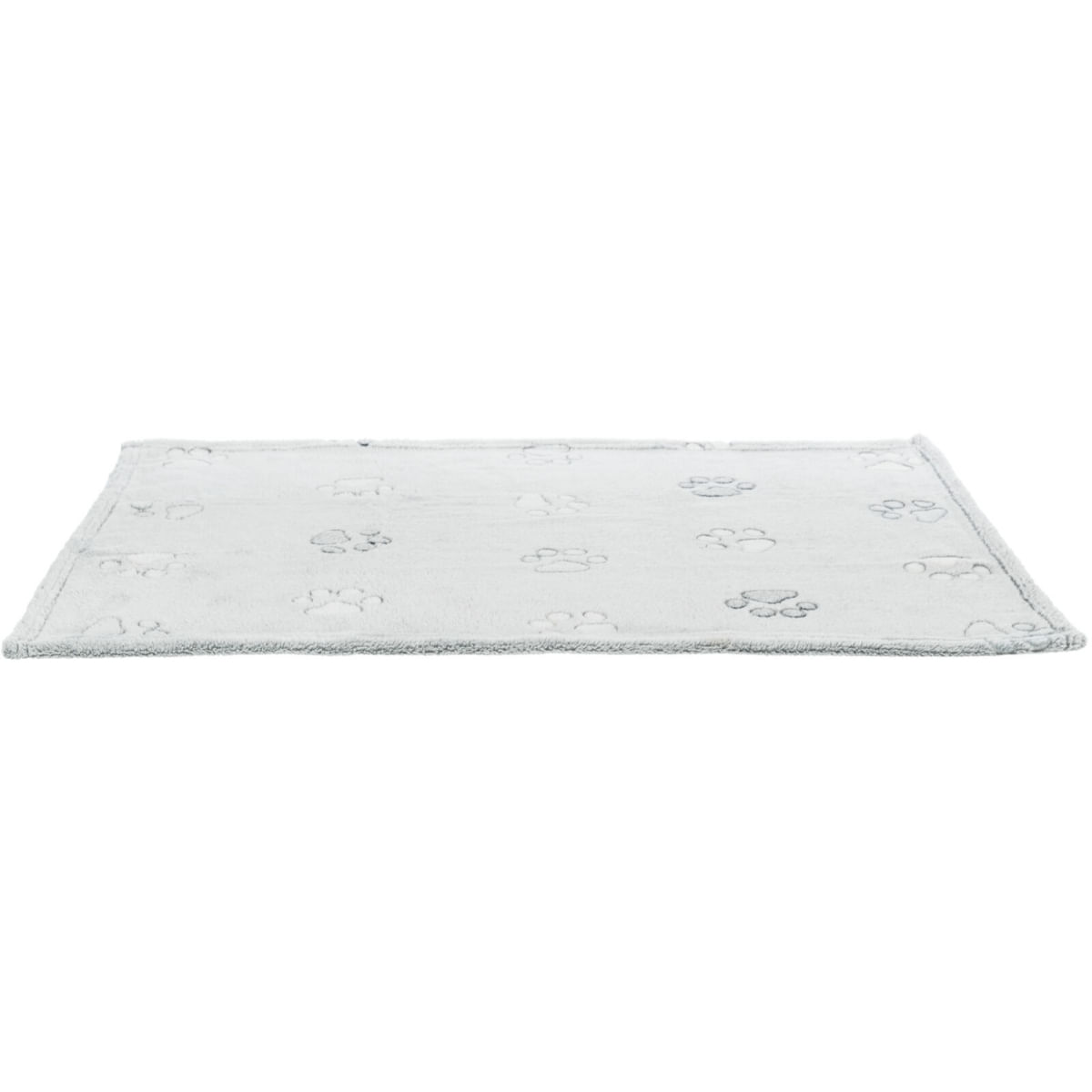 TRIXIE Nando, pătură dreptunghiulară câini, fleece, imprimeu lăbuțe, gri TRIXIE Nando, pătură dreptunghiulară câini, M-L, fleece, imprimeu lăbuțe, gri, 100 x 70 cm - poza 3