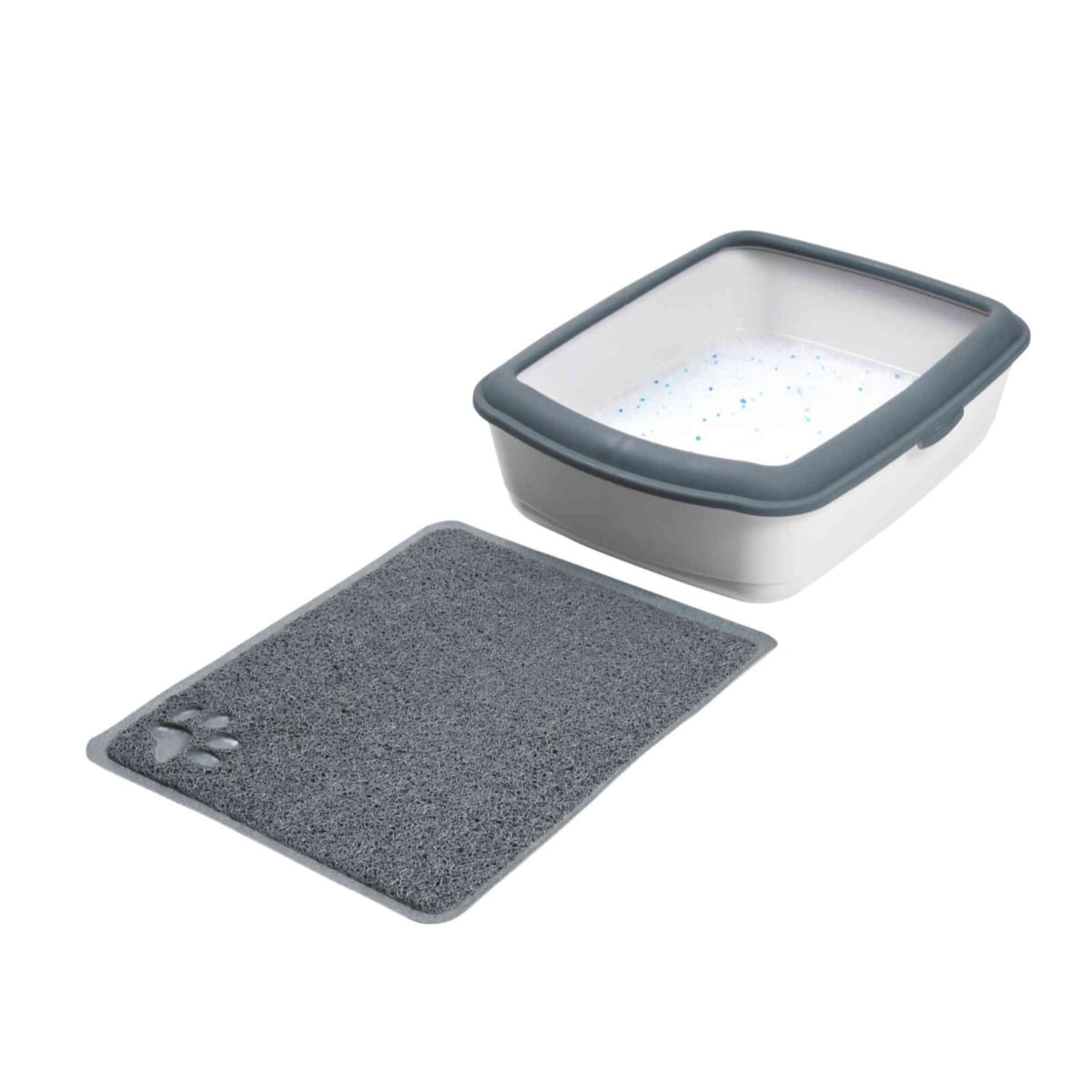 TRIXIE Non-slip, covoraș litieră dreptunghiular pisici, antracit, 37x45 cm - poza 3
