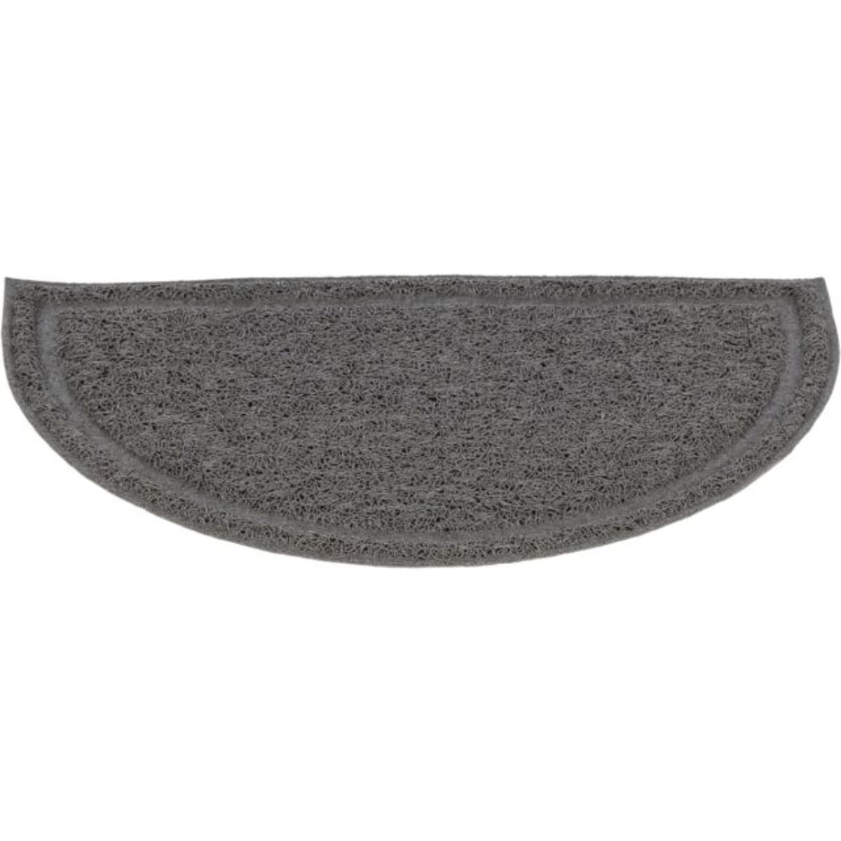 TRIXIE Non-slip, covoraș litieră semicircular pisici, antracit, 59x35 cm - poza 3