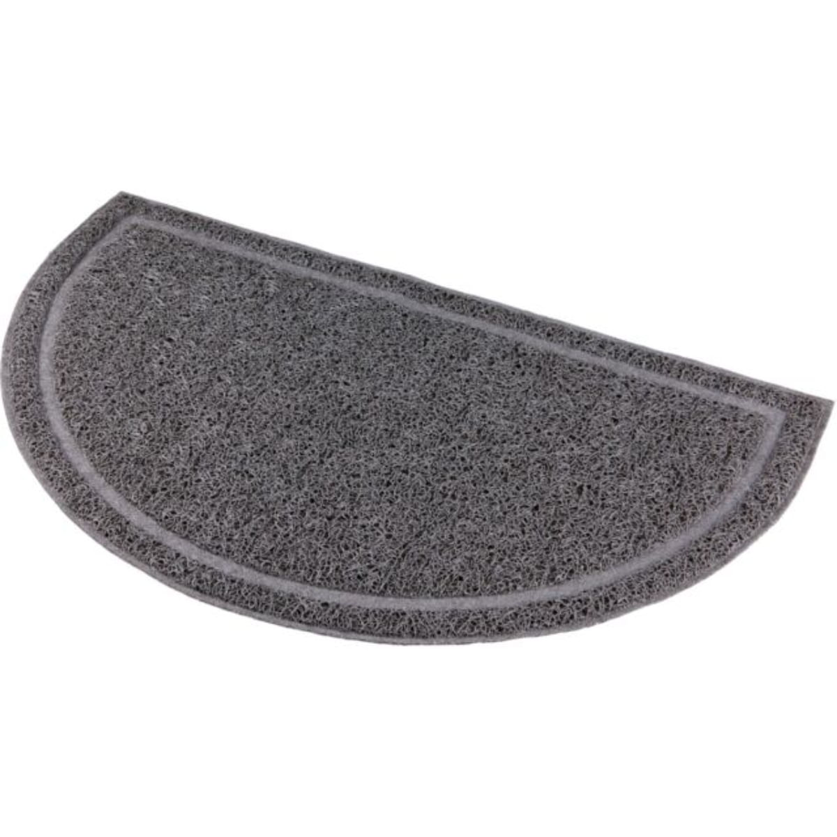 TRIXIE Non-slip, covoraș litieră semicircular pisici, antracit, 59x35 cm - poza 4
