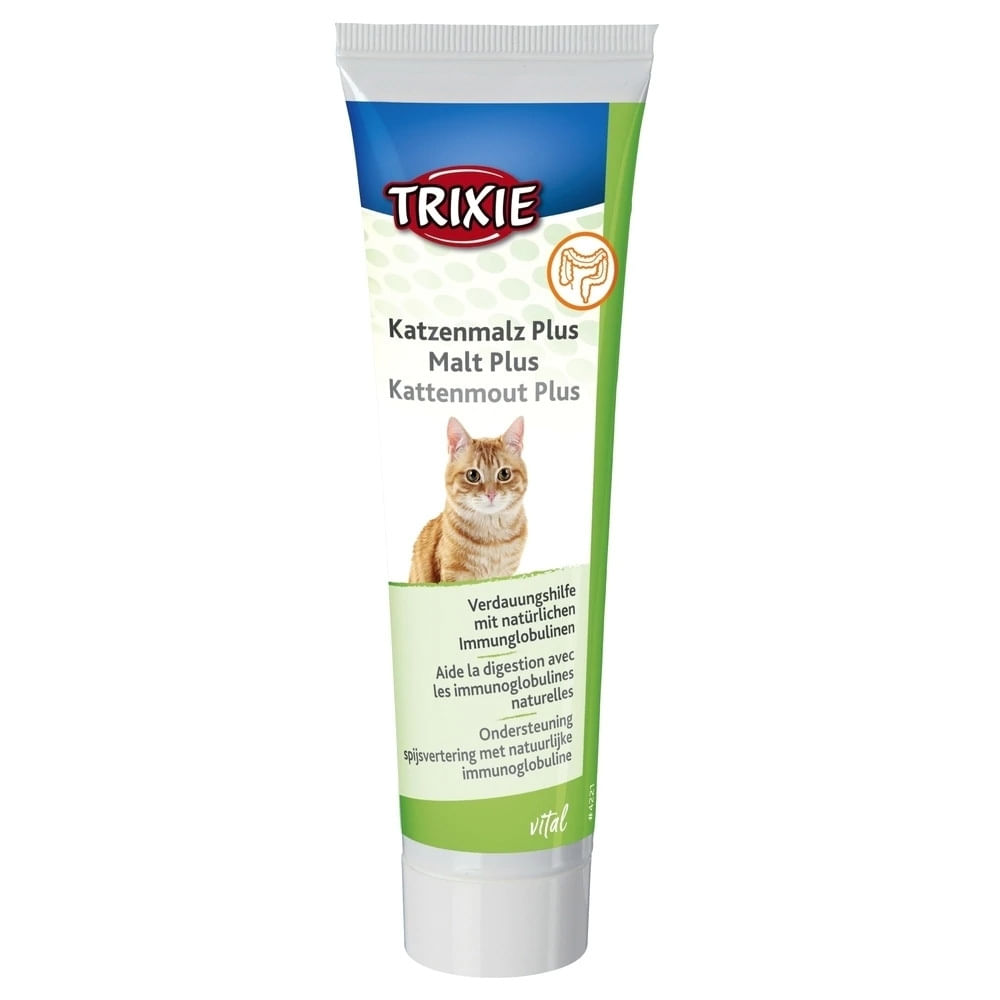 Trixie Pasta de Malt cu Imunoglobuline, Anti-Hairball, 100 g - poza 3