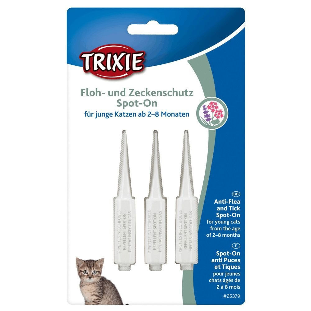 Trixie Pisica Spot-On 2-8 luni 3 pipete - poza 2