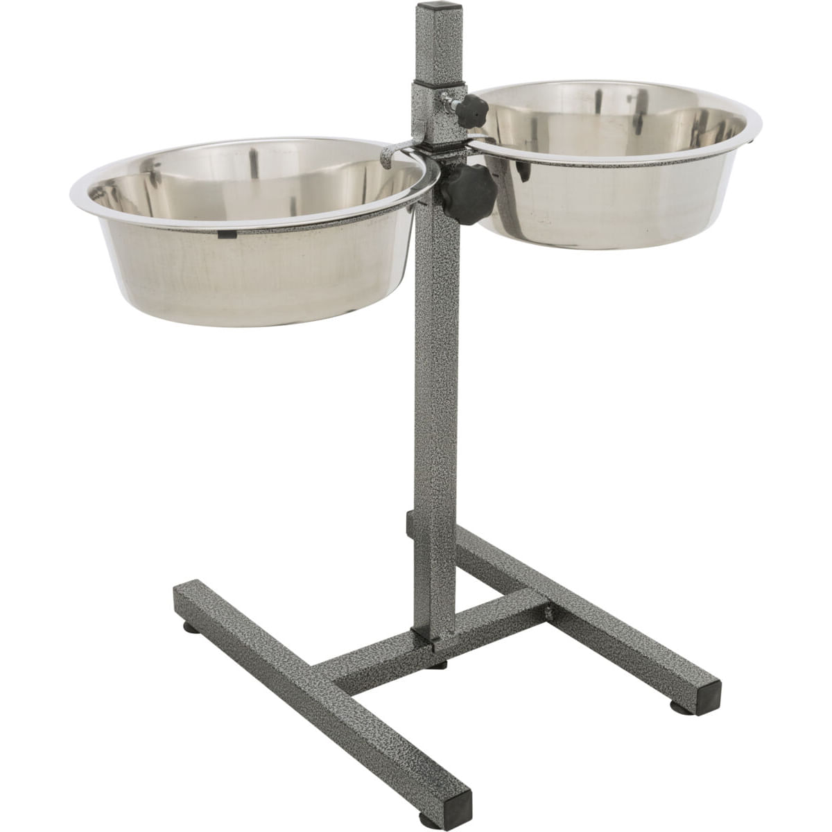 TRIXIE, set suport castroane câini + 2 boluri, înalțime reglabilă, metal, L-XL(2.8l, ⌀24cm) - poza 2