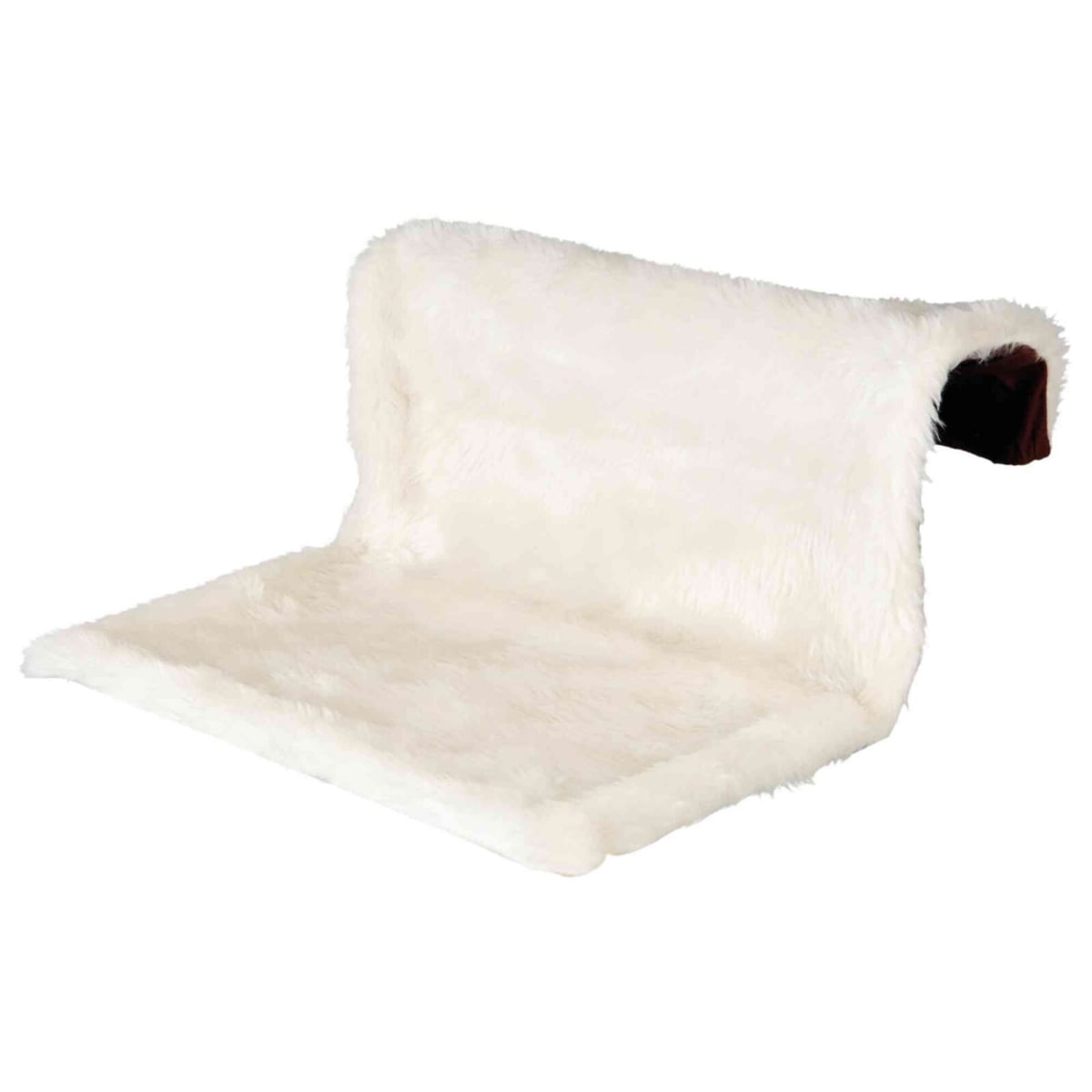 TRIXIE sezlong pentru calorifer dreptunghiular pisici, poliester, bej și crem, 45 x 26 x 31 cm - poza 2