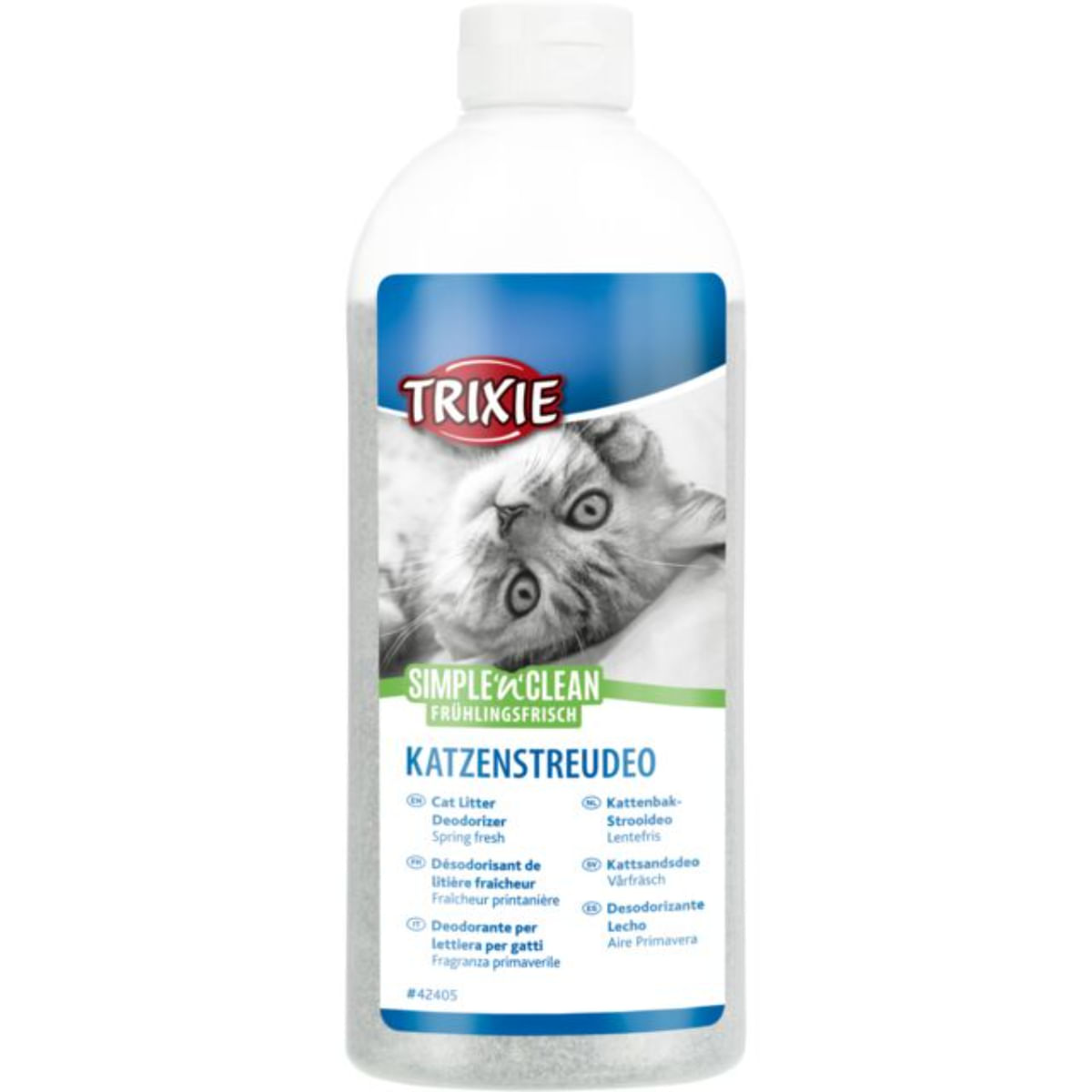 TRIXIE Simple'n'Clean Spring Fresh, odorizant litieră pisici, Fresh, 750g - poza 2