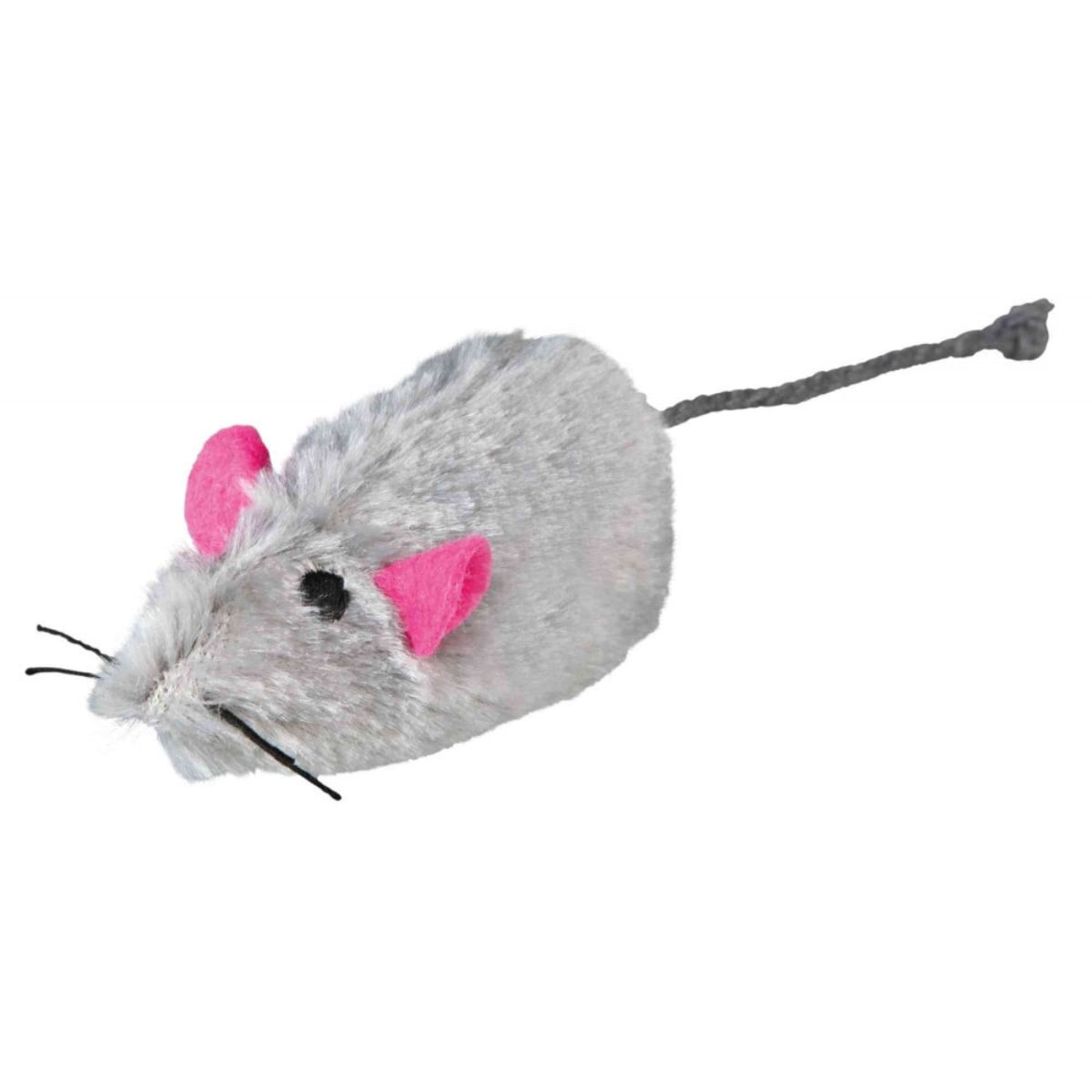 Trixie, șoricel cu păr lung, jucărie, pisici, pluș, multicolor, 9cm - poza 2