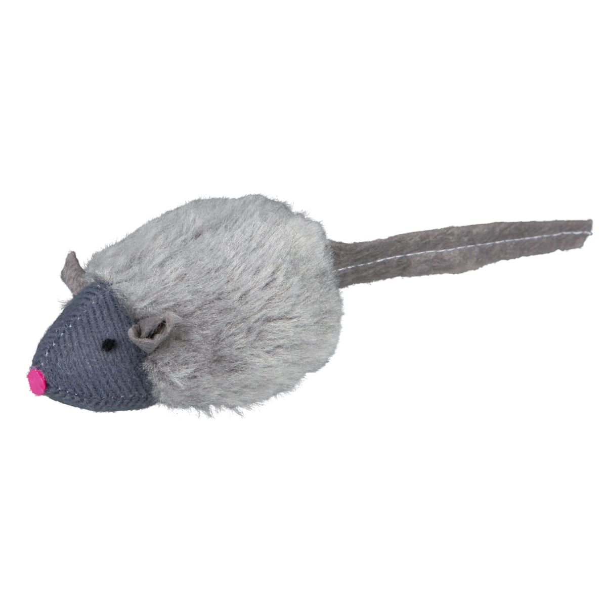 Trixie, Squieky, șoarece, jucărie, pisici, cu sunet, pluș, multicolor, 6cm - poza 1