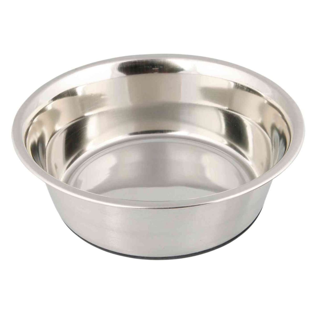 TRIXIE Stainless Steel, castron câini, rotund, antiderapant, inox, argintiu, S-M(1l, ⌀17cm) - poza 2