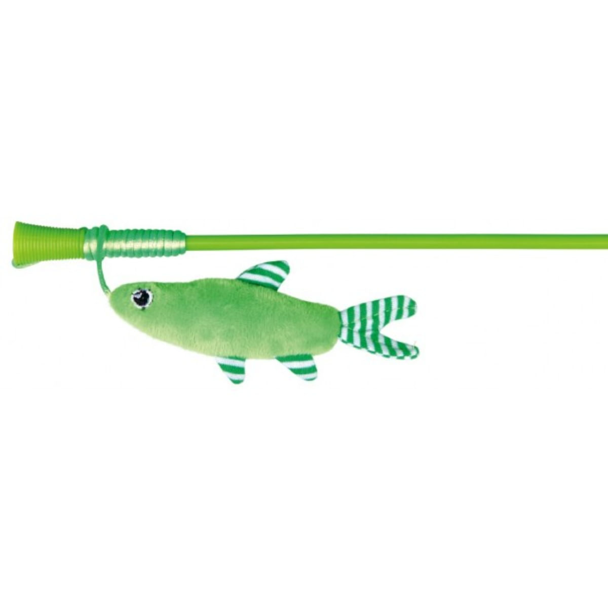 Trixie, undiță cu peștișor, jucărie, pisici, pluș, multicolor, 42cm - poza 1
