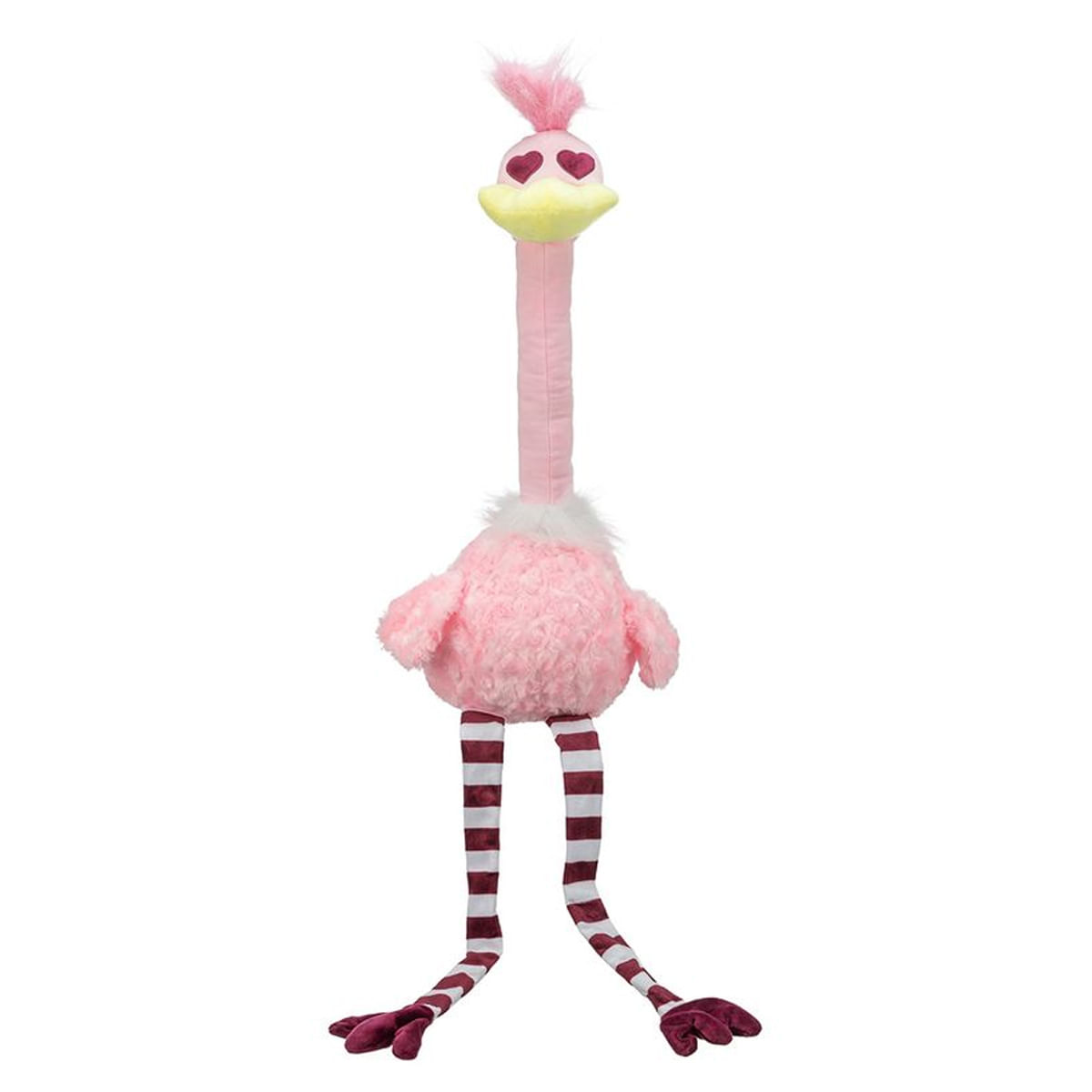 TRIXIE Valentine's Strut, jucărie de pluș câini, cu sunet, pluș TRIXIE Valentine's Strut, jucărie de pluș câini M-XL, cu sunet, pluș, roz, 90cm - poza 2