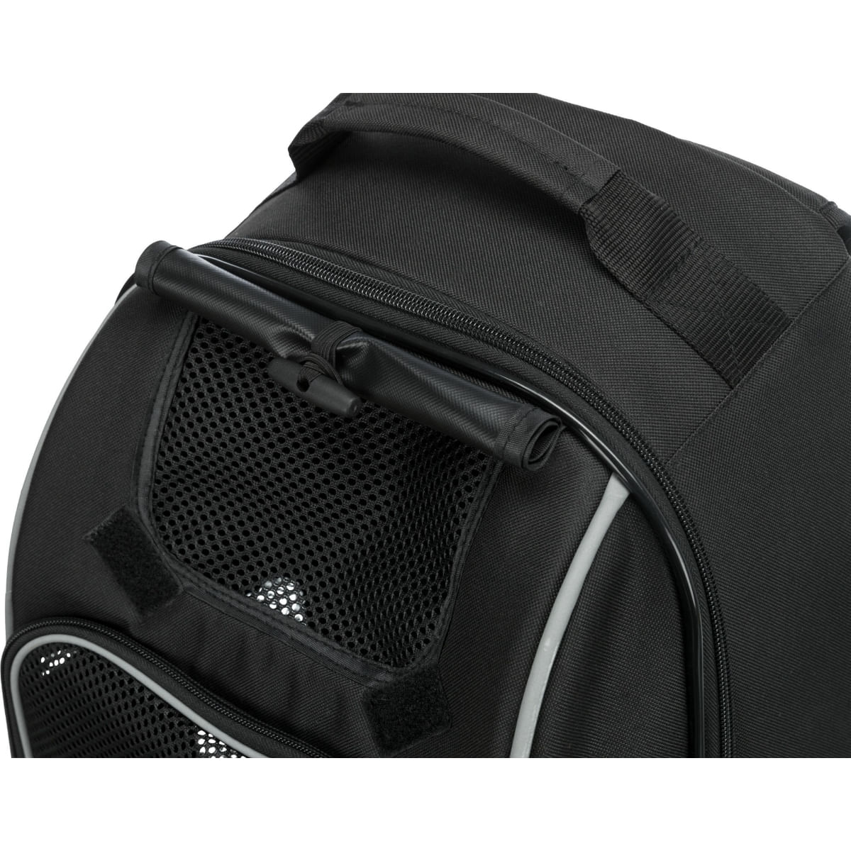TRIXIE Wiliam, rucsac transport câini, XS-L(max. 30kg), poliester, deschidere frontală, cu buzunare, negru, 33 x 43 x 23 cm - poza 3