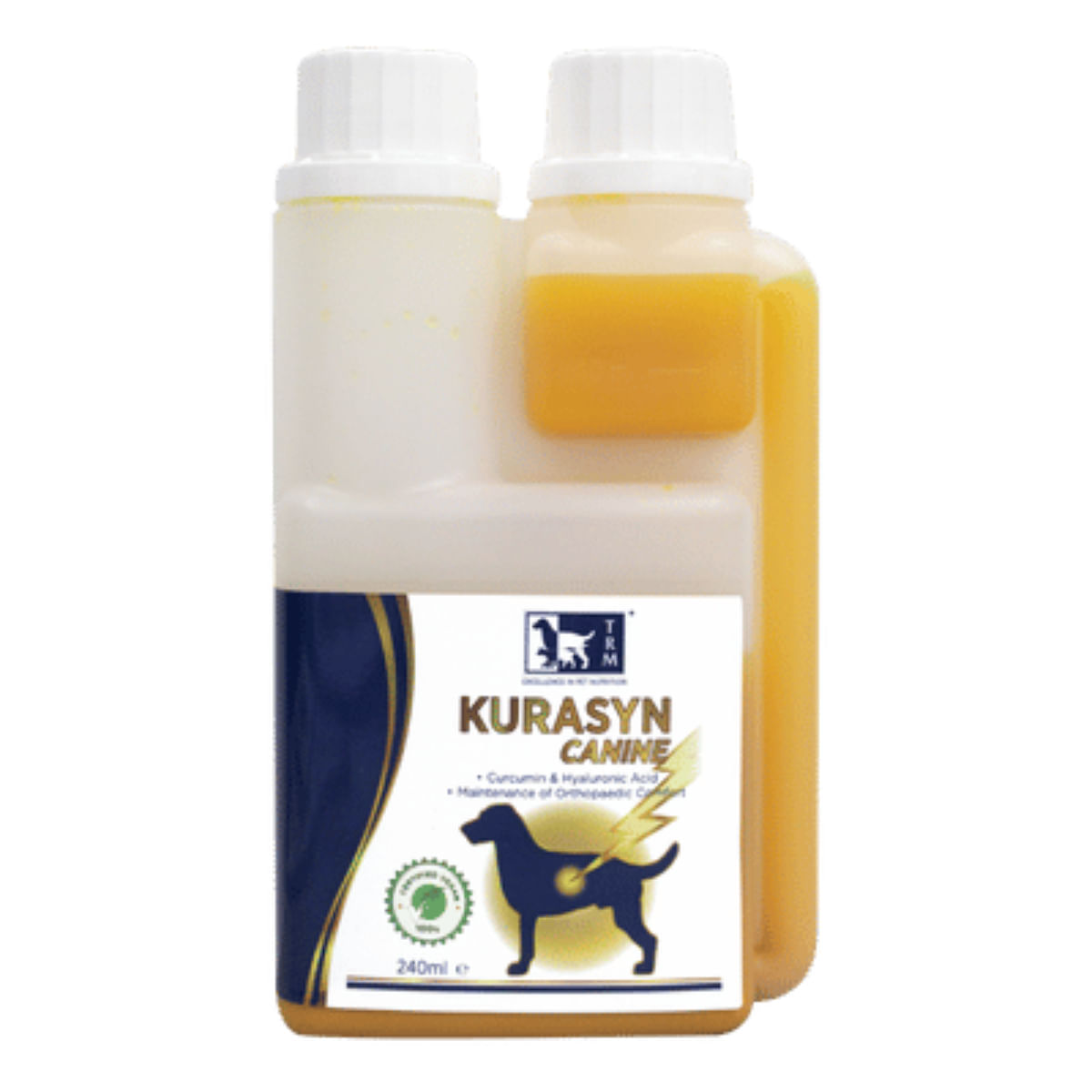 TRM Kurasyn, supliment sistem articular câini, suspensie orală TRM Kurasyn, XS-XL, supliment sistem articular câini, flacon, 240ml suspensie orală - poza 2