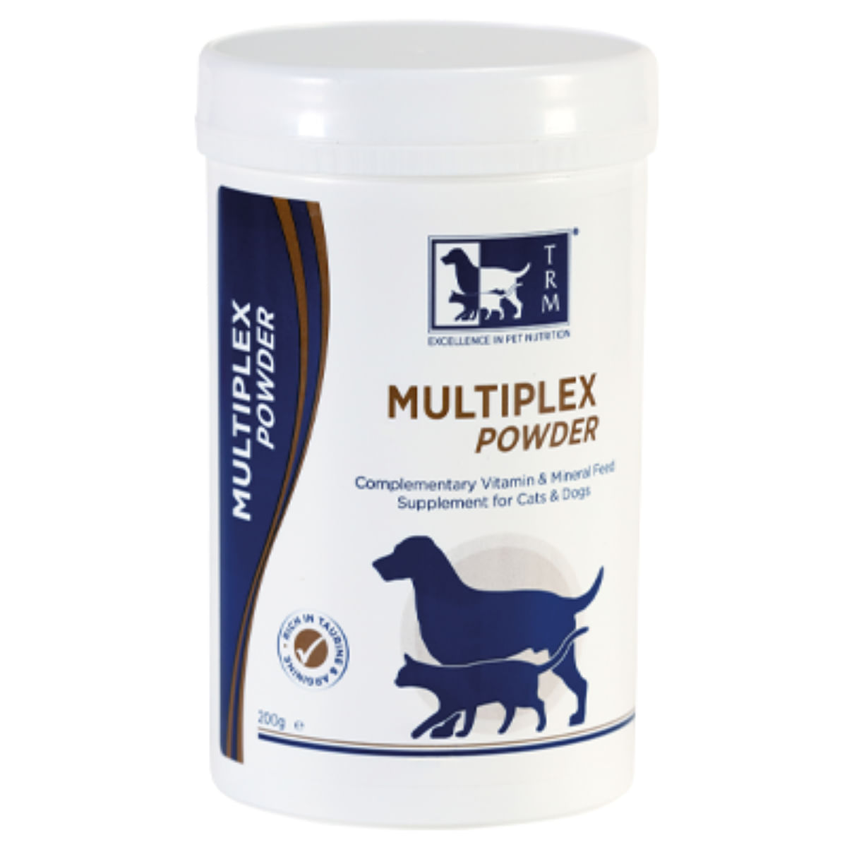 TRM Multiplex Powder, multivitamine câini, pudră TRM Multiplex Powder, XS-XL, multivitamine câini și pisici, flacon, 200g pudră - poza 2