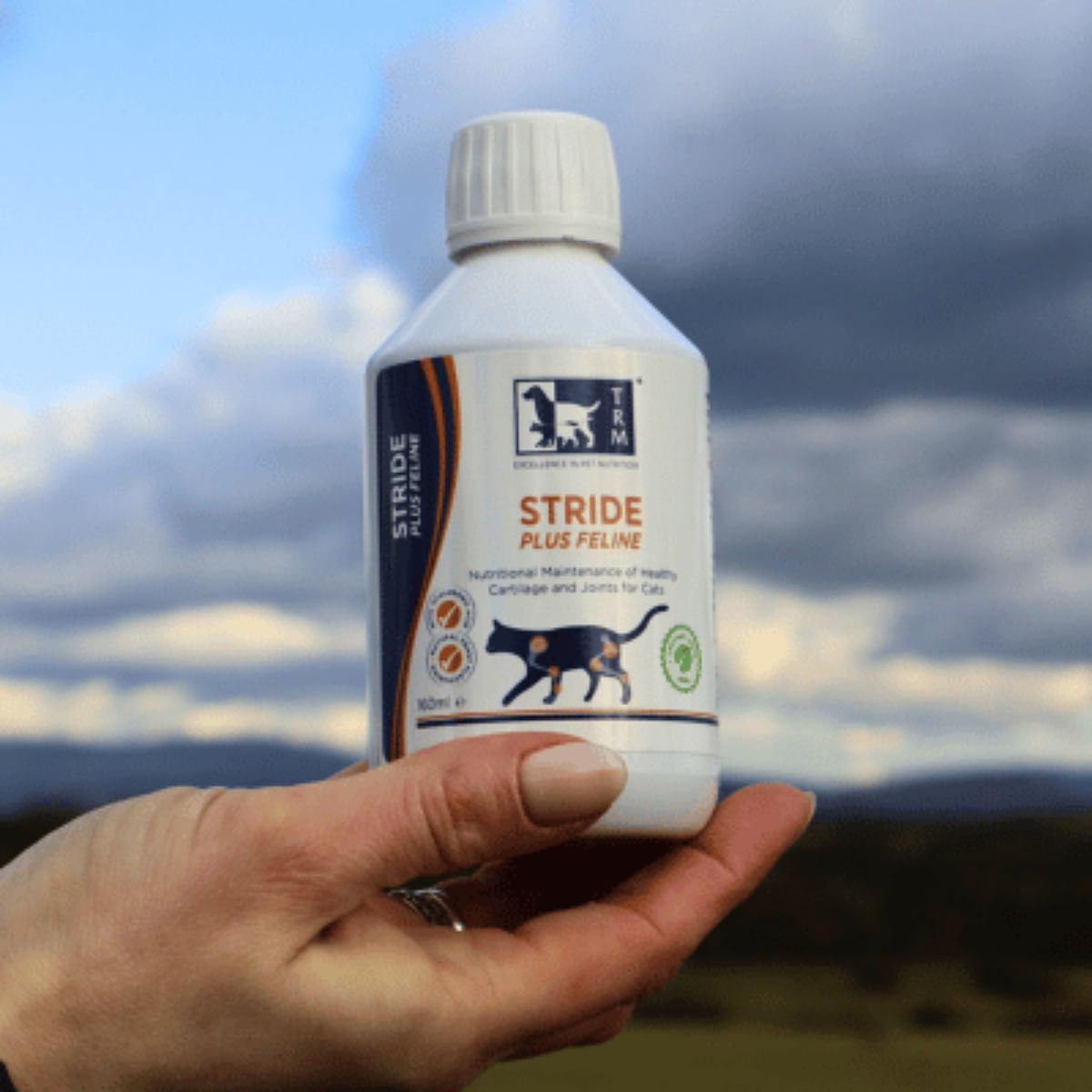 TRM Stride Plus Feline, supliment sistem articular pisici, suspensie orală TRM Stride Plus Feline, supliment sistem articular pisici, flacon, 160ml suspensie orală - poza 3