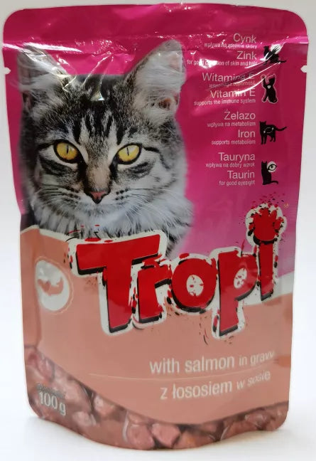 Tropi Hrana Umeda cu Somon Pisica Plic 100g 100g